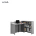 Dig-net nábytek Posuvný stůl Lenart WORK CONCEPT CW-01L Barva: Bílá / bílý lesk
