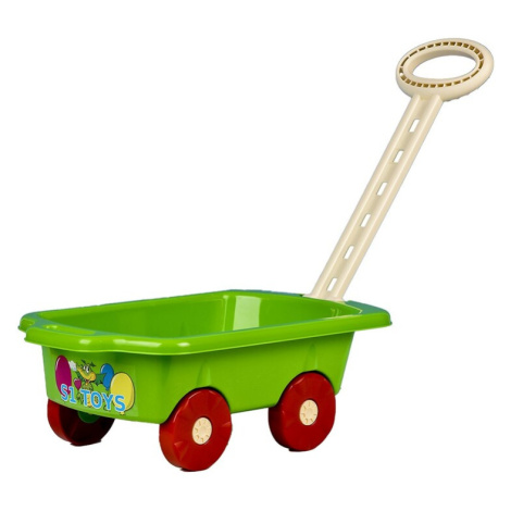 BAYO - Dětský vozík Vlečka 45 cm zelený BAYO.S