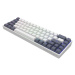Dark Project KD68B mechanická klávesnice šedá/bílá