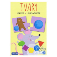 Tvary - knižka + 10 skladačiek - Matteo Gaule - kniha z kategorie Naučné knihy