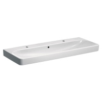 Umyvadlo Geberit Smyle Square 120x48 cm dva otvory pro baterii 500.253.01.1