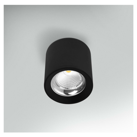 CENTURY Stropní svítidlo LED RONDO černé pr.130x155mm 25W 230V 3000K 45d IP20