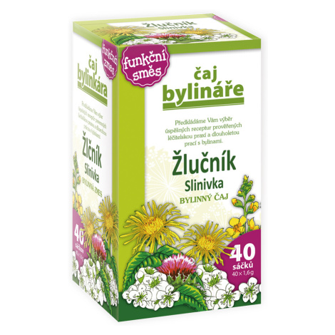 Čaj bylináře Žlučník a slinivka nálevové sáčky 40x1,6 g