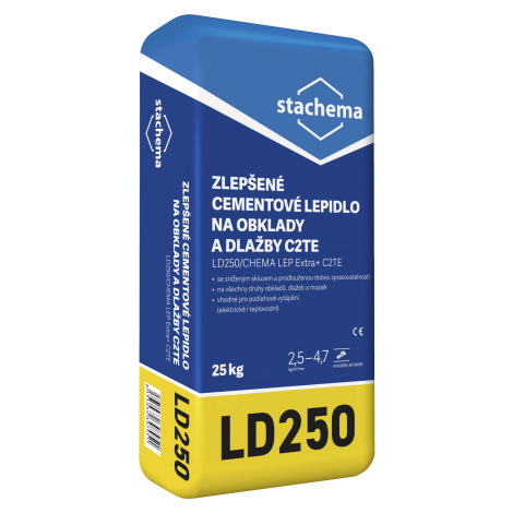 Lepidlo cementové C2TE Stachema LD250/CHEMA LEP Extra+ 25 kg Lignofix