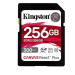 Kingston SDXC karta 256GB Canvas React Plus SDXC UHS-II 300R/260W U3 V90 for Full HD/4K/8K