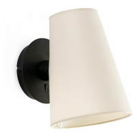 FARO LUPE černá/béžová stolní lampa