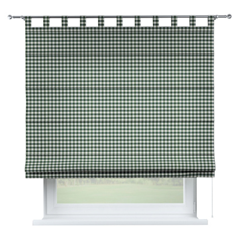 Dekoria Římská roleta Verona, zelená a bílá, Christmas, 144-34