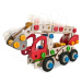 Dřevěná stavebnice požárník Constructor Fire Truck Eichhorn tři modely (požárník, sanitka, polic