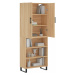 vidaXL Skříň highboard dub sonoma 69,5 x 34 x 180 cm kompozitní dřevo