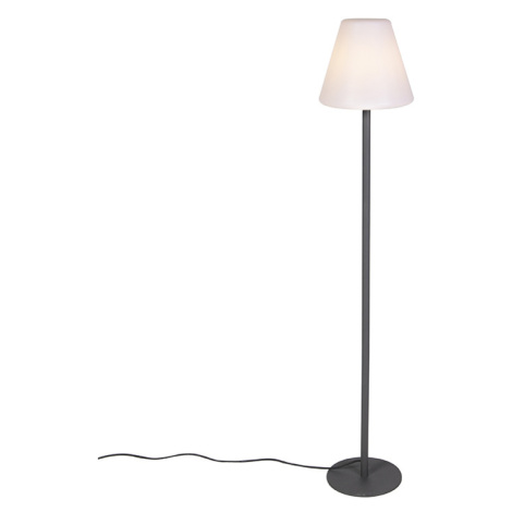 Moderní venkovní stojací lampa tmavě šedá - Virginie QAZQA
