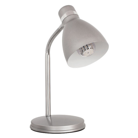 Stolní lampa Kanlux ZARA 07560 stříbrná