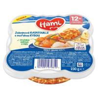 Hami masozeleninový talířek Zeleninové ratatouille s mořskou rybou, 12+ 230 g