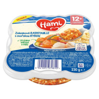 HAMI masozeleninový talířek Zeleninové ratatouille s mořskou rybou, 12+ 230 g