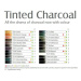 Derwent, 2301690, Tinted Charcoal, sada tónovaných uhlů, 12 kusů