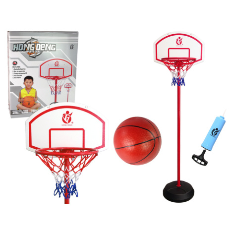 mamido  Basketbalový koš na zahradu červený