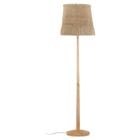 Stojací lampa v přírodní barvě s ratanovým stínidlem (výška 160 cm) Kakasi – Bloomingville