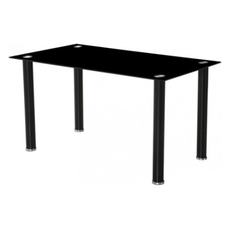 Jídelní stůl Tabor, 140x80 cm, černý Asko