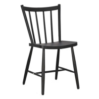 Plastová jídelní židle Wanda černá