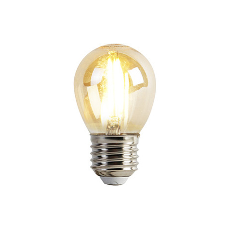 E27 stmívatelná LED lampa P45 goldline 3,5W 330 lm 2100K LUEDD