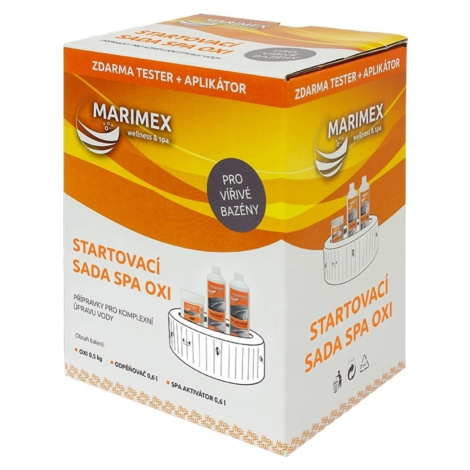 Marimex Spa sada Oxi (OXI 0,5kg, Odpěňovač 0,6l, Aktivátor 0,6l) | 11313127
