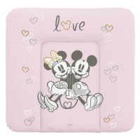 CEBA Podložka přebalovací měkká na komodu (75x72) Disney Minnie & Mickey Pink