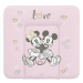 CEBA Podložka přebalovací měkká na komodu (75x72) Disney Minnie & Mickey Pink