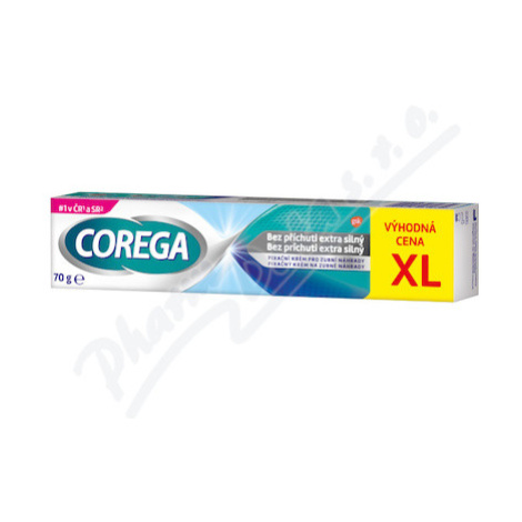 Fixační krém Corega Original XL extra silný pro fixaci zubní náhrady, bez příchuti, 70g