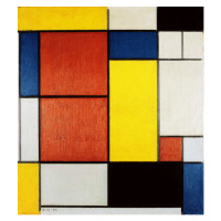 Obrazová reprodukce Composition II, Mondrian, Piet, 35x40 cm
