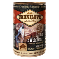 CARNILOVE Dog lamb & wild boar grain free pro psy 400 g