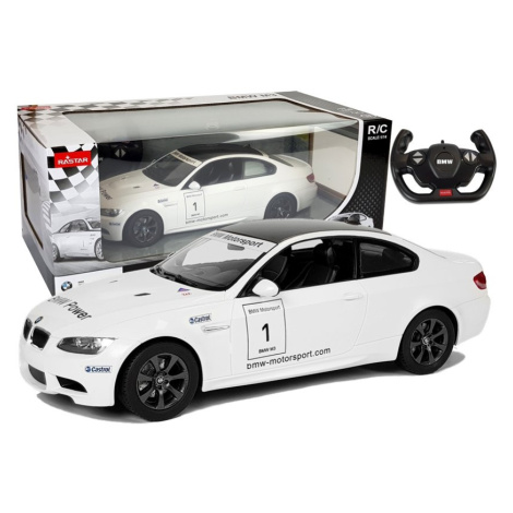 mamido  Auto na dálkové ovládání RC BMW M3 Rastar 1:14 bílé RC