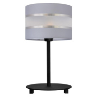 Stolní lampa HELEN 1xE27/60W/230V šedá/černá