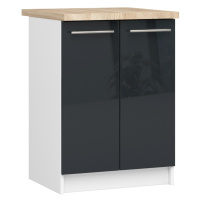 Ak furniture Kuchyňská skříňka Olivie S 60 cm bílá/grafit