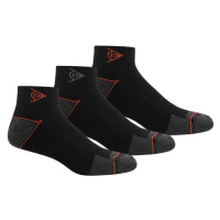 DUNLOP Pánské pracovní ponožky, 3 páry (43/46, černá)