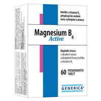 Generica Magnesium B6 Active - Horčík s vitamínem B6 60 tablet