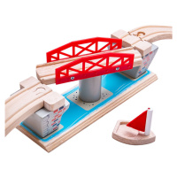 Bigjigs Rail Dřevěný otočný most