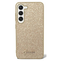 Kryt Guess GUHCS24MHGGSHD S24+ S926 gold hardcase Glitter Script (GUHCS24MHGGSHD)