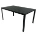 Kontrast Zahradní kovový stůl ALLEN 150 x 90 x 74 cm černý