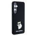 Zadní kryt Karl Lagerfeld Liquid Silicone Choupette NFT pro Samsung Galaxy S24+, black