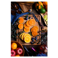 Umělecká fotografie Fruit table, Juri Aoki, (26.7 x 40 cm)
