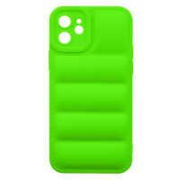 Zadní kryt OBAL:ME Puffy pro Apple iPhone 12, zelená