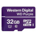 WD MicroSDHC karta 32GB Purple WDD032G1P0C Class 10, 16TBW