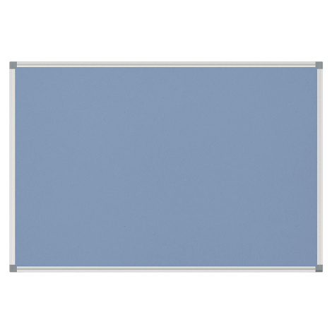 MAUL Nástěnka STANDARD, plstěný potah, světlá modrá, š x v 1800 x 900 mm