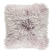 Natures Collection designové kožešinové polštáře Tibetan Sheepskin Snow Collection (40 x 40 cm)