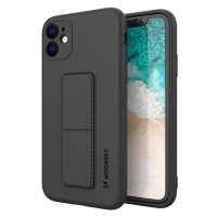 Wozinsky Kickstand silikonové pouzdro se stojánkem iPhone 12 Pro černé