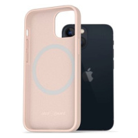 AlzaGuard Silicone Case Compatible with Magsafe pro iPhone 13 Mini růžový