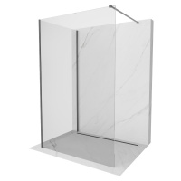 MEXEN/S Kioto Sprchová zástěna WALK-IN 120 x 70 cm, transparent, grafit metal 800-120-212-95-00-