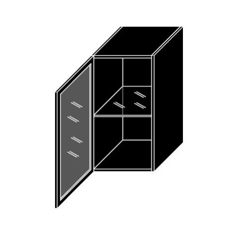 ArtExt Kuchyňská skříňka horní BLACK ALU | W2S 40