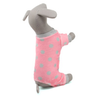 Vsepropejska Dolfi fleecová pyžamo pro psa Barva: Růžová, Délka zad (cm): 34, Obvod hrudníku: 44
