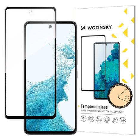 Wozinsky Celoplošně lepené tvrzené sklo 9H na Samsung Galaxy A53 5G/A52 black