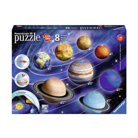 Puzzle 3D Planetární soustava 522 dílků RAVENSBURGER